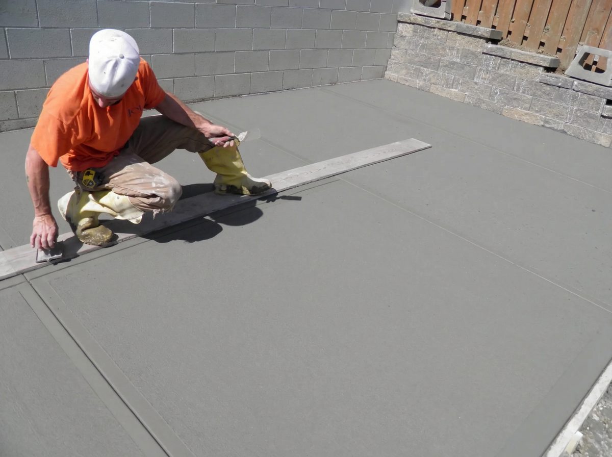 Schmidt Construction craftsmanship on a concrete project